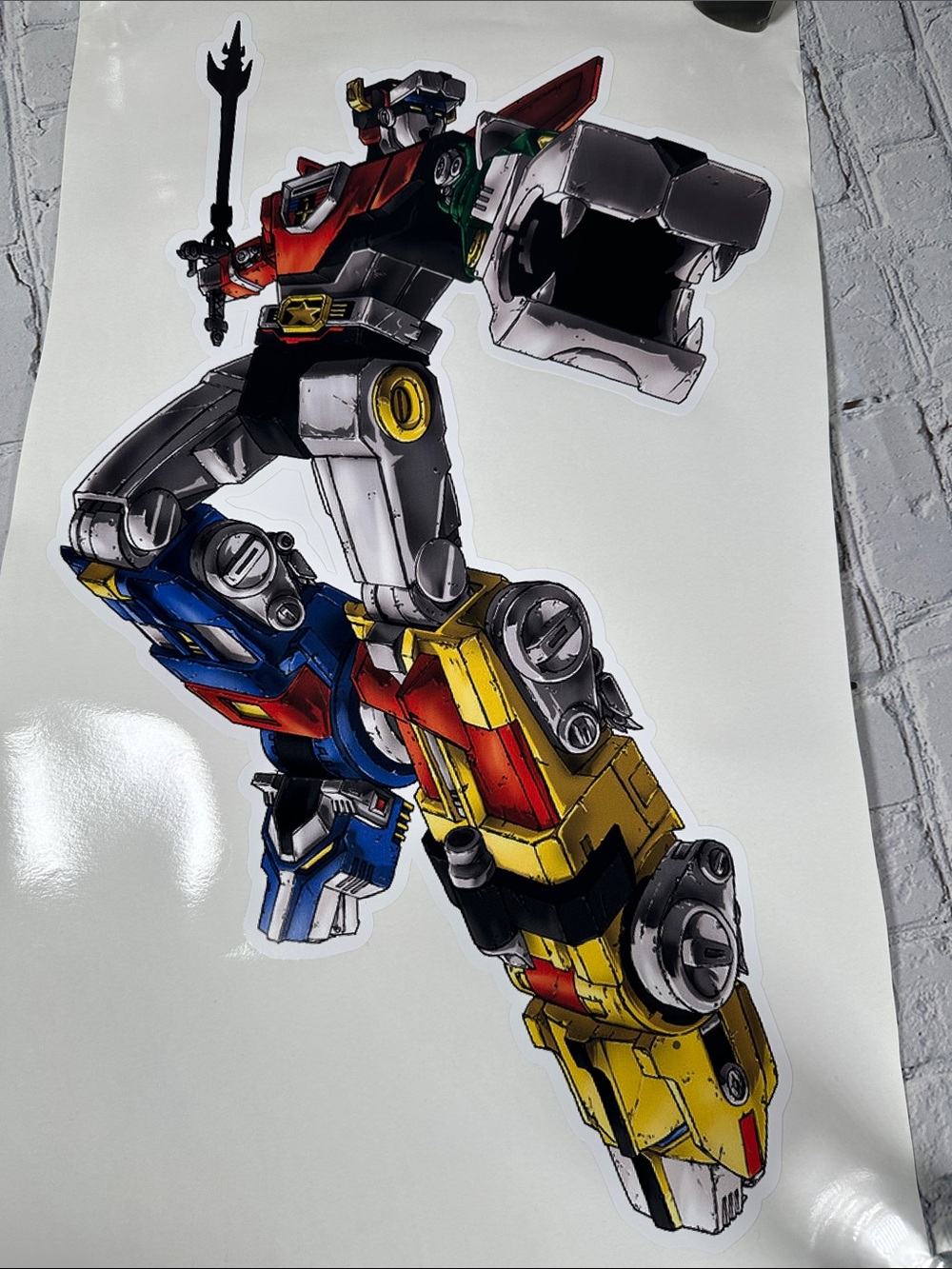 Voltron Lion Force Huge Jumbo size Sticker Decal 24“ x 13“